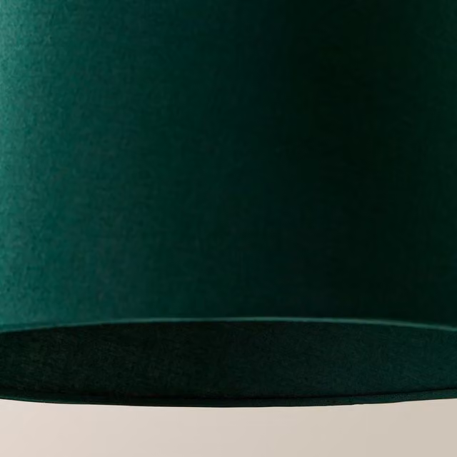 ValueLights Aspen Small Tapered Fabric Pendant Lamp Shade in Forest Green – 1