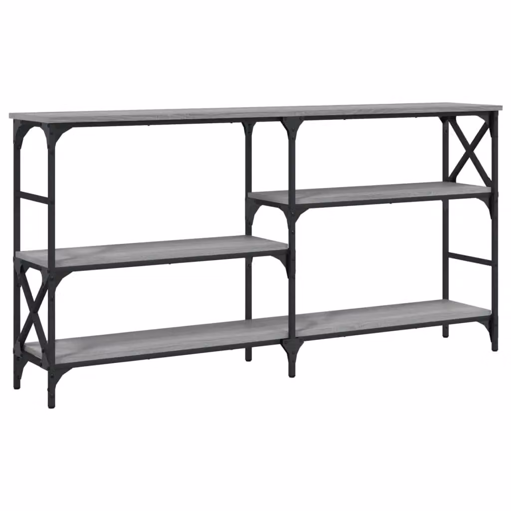 Berkfield Home Grey Sonoma Console Table, W: 150 cm, D: 29 cm, H: 76.5 cm – 2