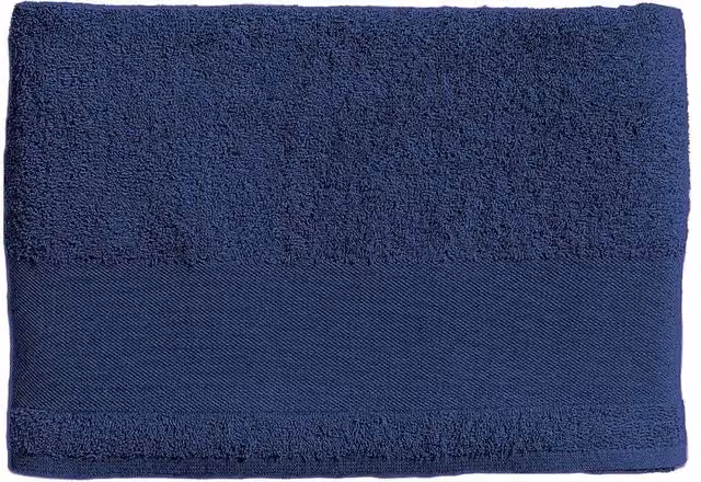 SOL'S Island 30 Navy Blue Cotton Terrycloth Guest Towel with Hanging Loop