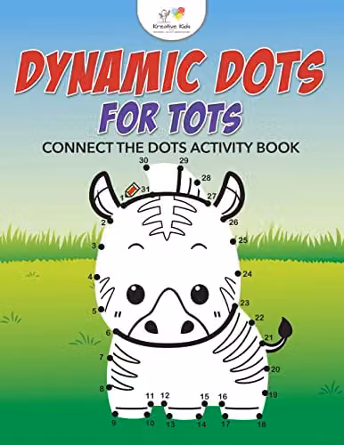Kreative Kids Dynamic Dots for Tots Connect the Dots Activity Book, Multicolour