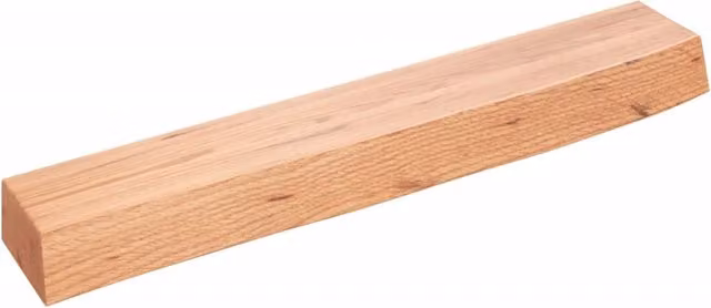 Berkfield Home Wall Mounted Rustic Oak Shelf, Brown, W/D/H: 60 x 10 x 6 cm