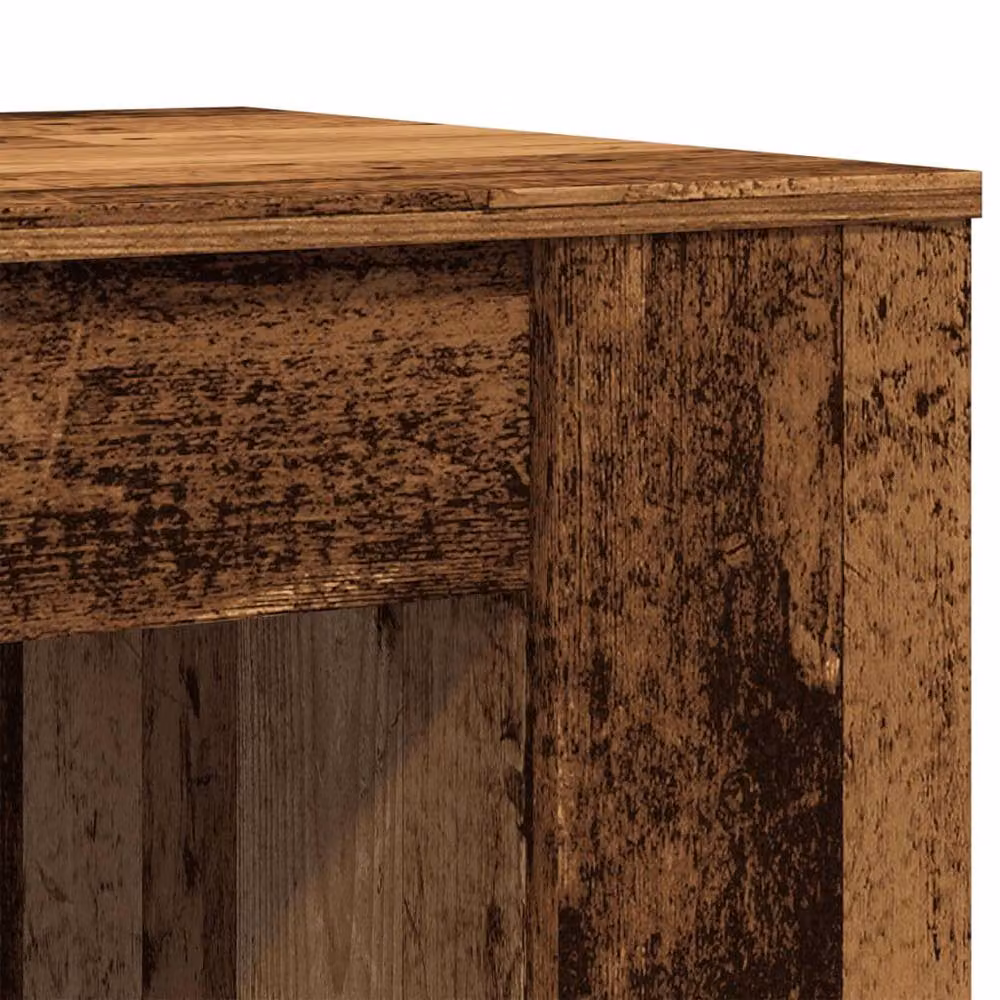 Berkfield Home Old Wood Coffee Table in Brown, W/D/H: 102 x 55 x 42 cm – 4