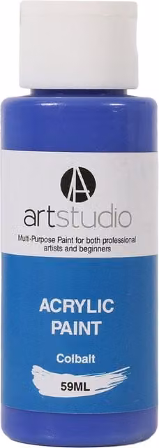 Art Studio Cobalt Blue Acrylic Paint for Professionals, 9.7 cm