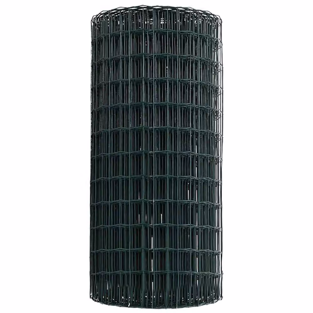 Berkfield Home Green Euro Fence PVC Coated Steel, H: 0.6 m x W: 10 m – 5