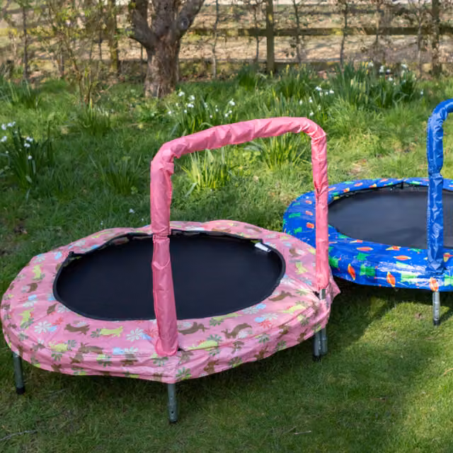 Bazoongi JumpKing Mini Trampoline, Pink