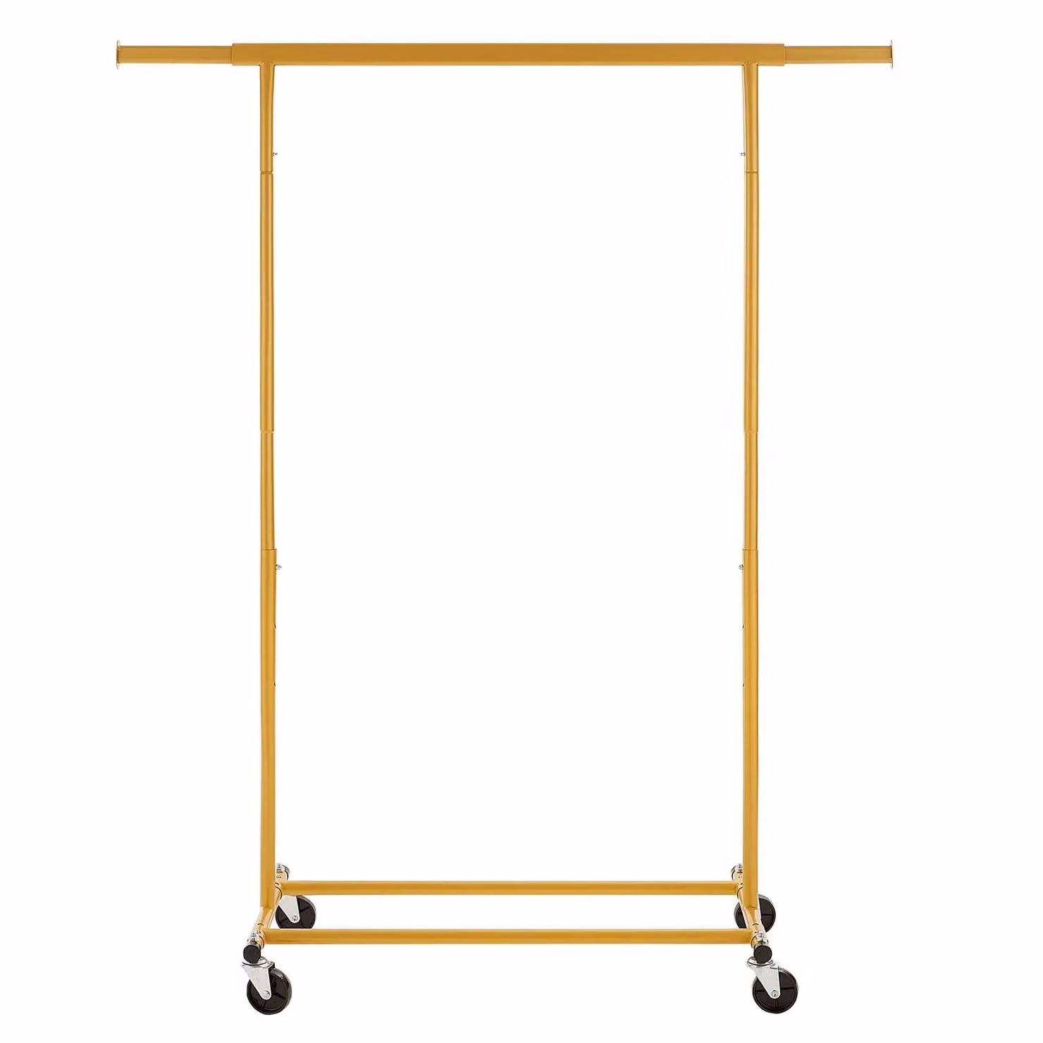 House of Home Heavy Duty Gold Clothes Rail with Adjustable Width and Height, Matt Metal Finish, W/D/H: 160 x 45 x 132 cm – 2