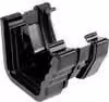 FloPlast Brown PVC Square to Ogee Right Hand Gutter Adaptor