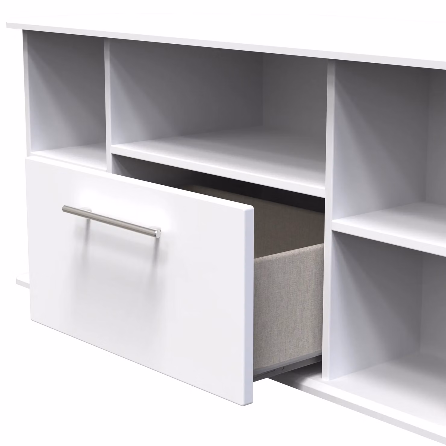 Ready Assembled 2 U Carlton Corner TV Unit in White – 3