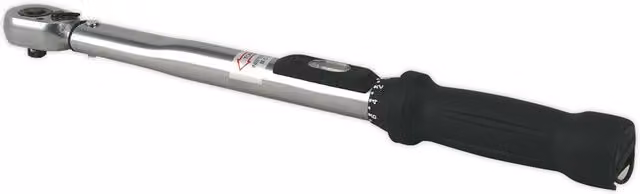 Loops Locking Micrometer Torque Wrench with 3/8 inch Square Drive in Silver and Multicolour Chrome Vanadium Steel
