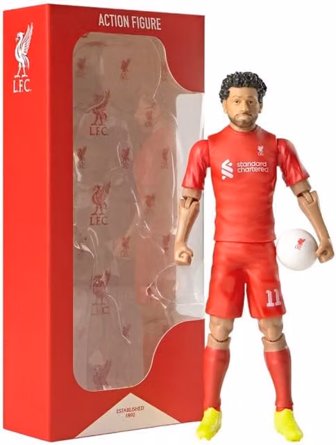 Banbo Salah Liverpool Fully Articulated Figurine, Red