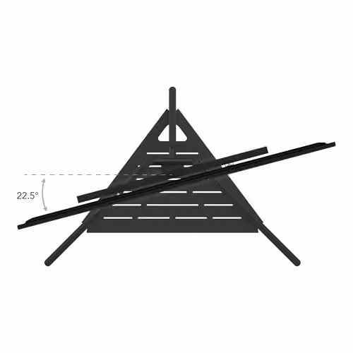 AVF Black Metal Tripod TV Stand for up to 65 Inch TVs – 4