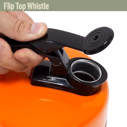 Milestone Camping 1L Whistling Aluminium Camping Kettle in Orange – 6