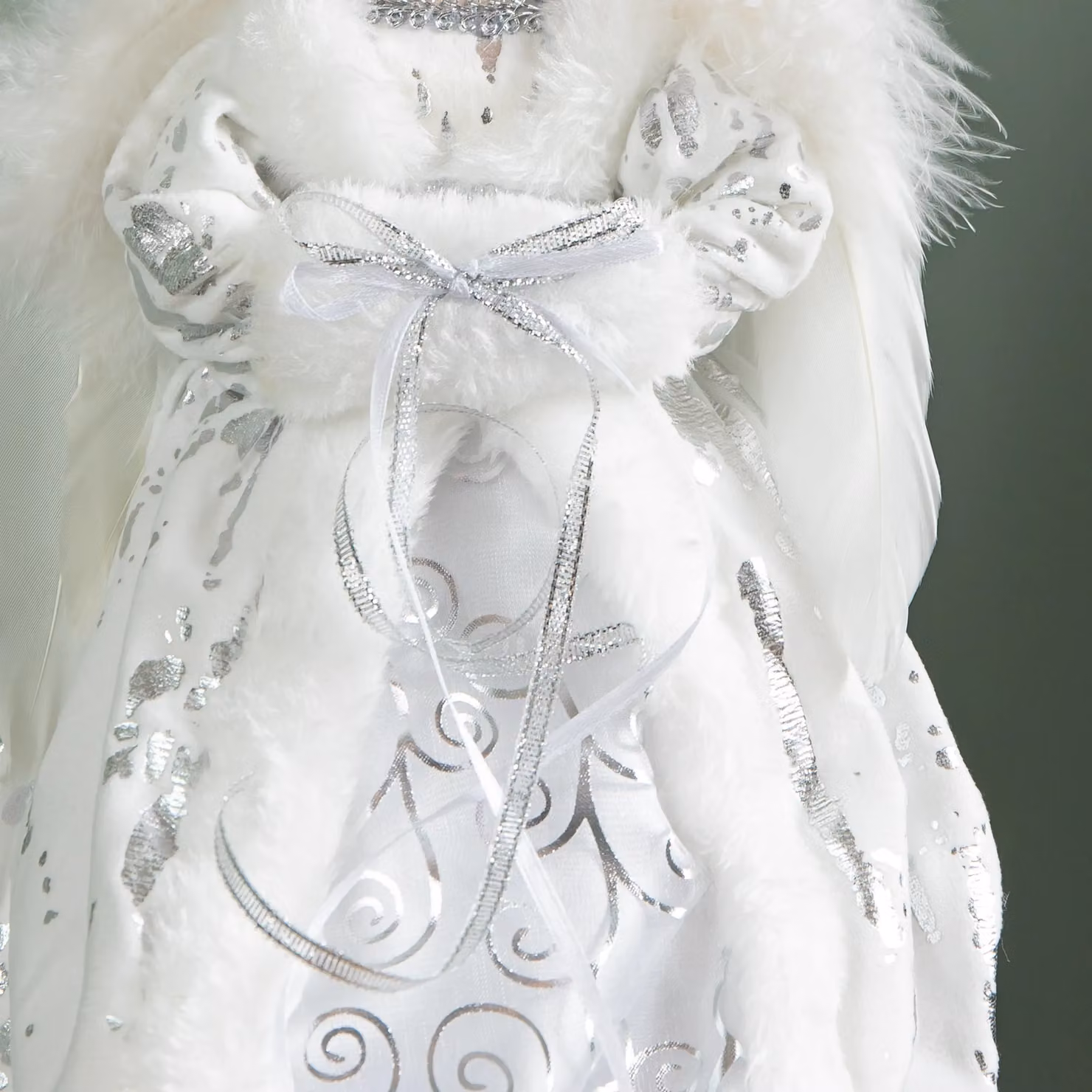 Samuel Alexander White and Silver LED Light Up Christmas Angel Tree Topper, Height: 30 cm – 3