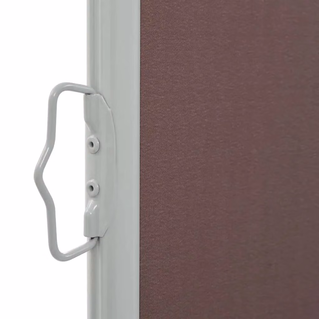 Berkfield Home Brown Retractable Side Awning with Manual Pull, W: 100 cm, D: 300 cm – 3