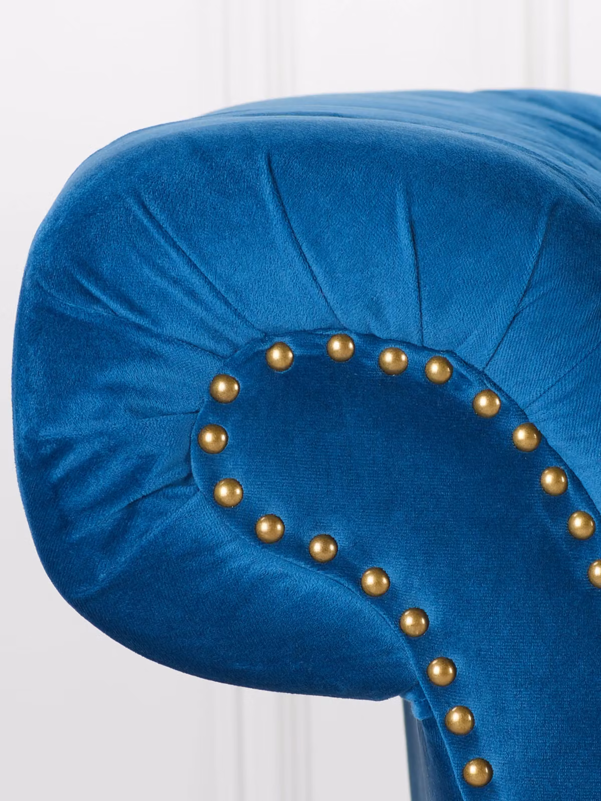 Birlea Chester 3 Seater Chesterfield Sofa in Blue Velvet Fabric – 2