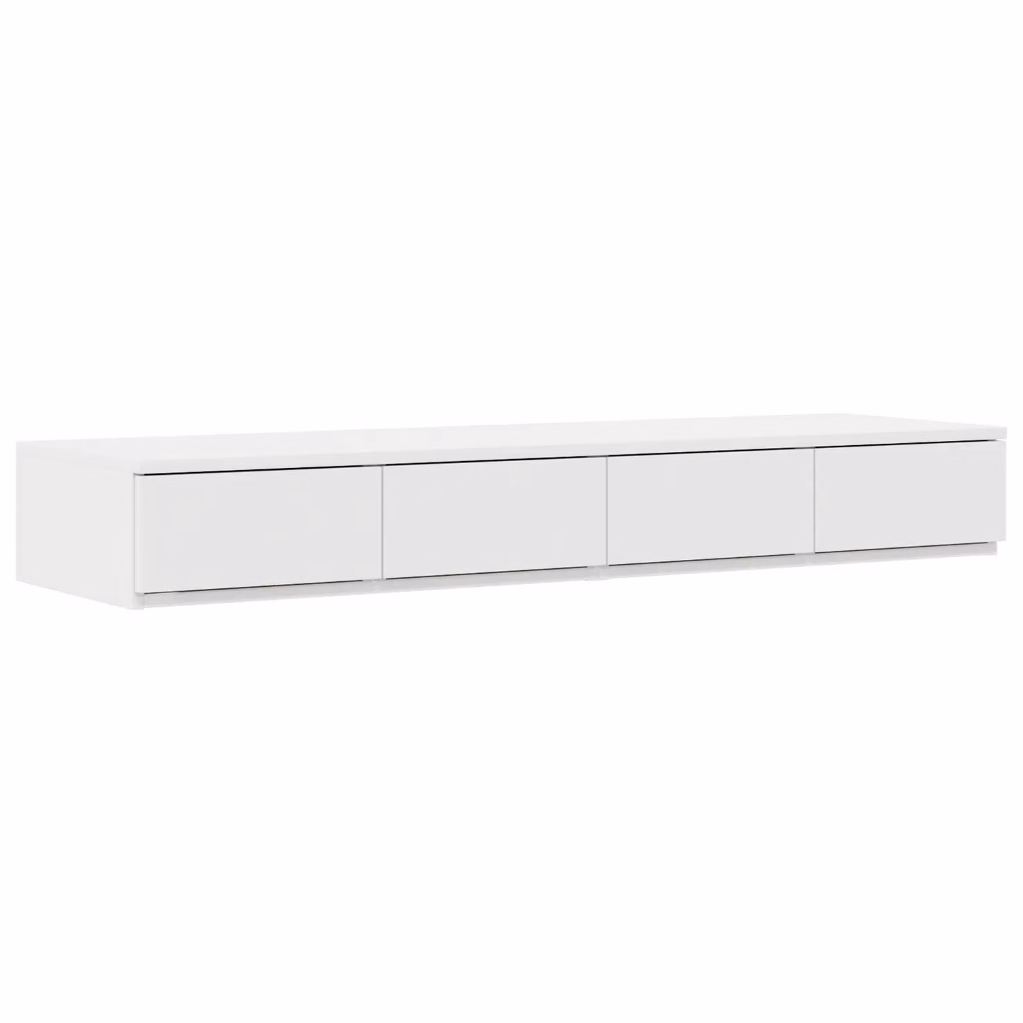 Berkfield Home White Bed Drawers in MDF, W/D/H: 120 x 36 x 5 cm – 2