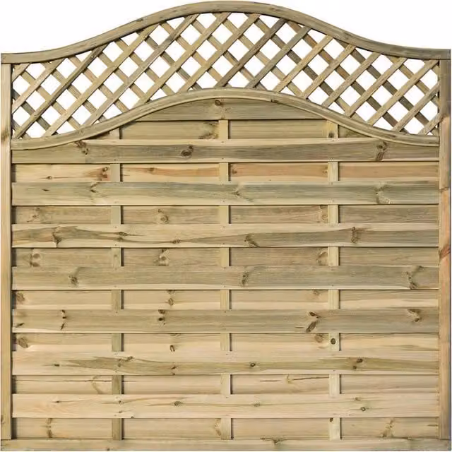 Rowlinsons Grosvenor Woven Wood Screen, Pack of 3, Brown, W180 x H180 cm