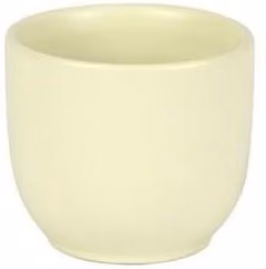 KDMD Hortus Cairo Ceramic Pot in Matt Cream, 5 Pack, W/D/H: 8 x 8 x 7 cm