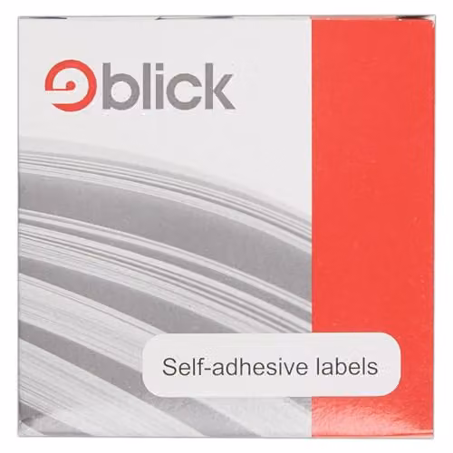 Blick White Self Adhesive Rectangular Paper Labels, 25mm x 50mm, 400 Pack