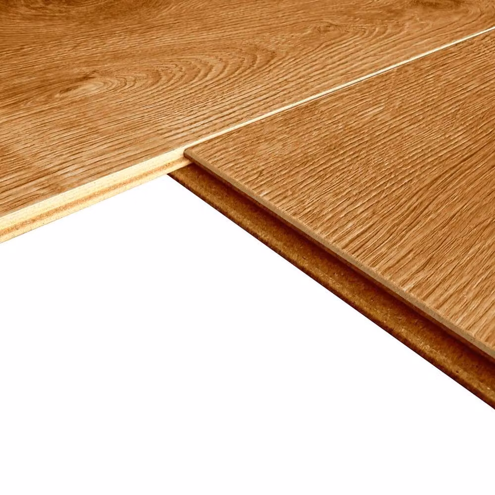 AGT Beige Wood Effect Click Laminate Vinyl Flooring – 3