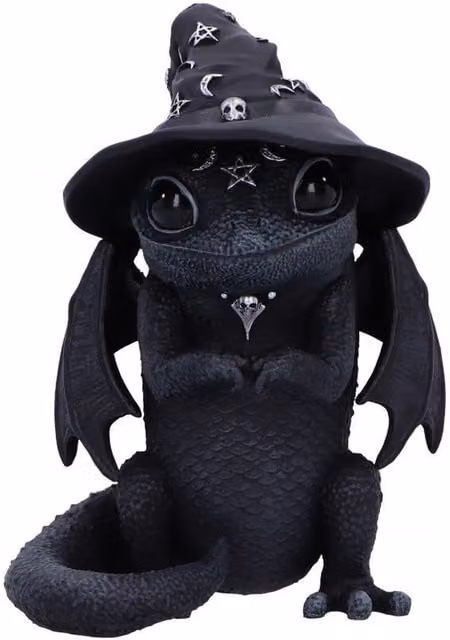 Nemesis Now Azascale Collectible Lizard Cult Cuties Figurine in Red, Silver, Black and Transparent, Height: 12.4 cm