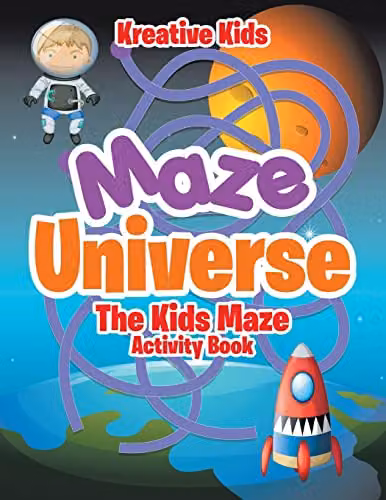 Kreative Kids Maze Universe: The Kids Maze Activity Book in Multicolour