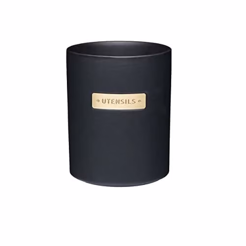 MasterClass Black Ceramic and Gold Metal Freestanding Kitchen Utensil Holder – 1