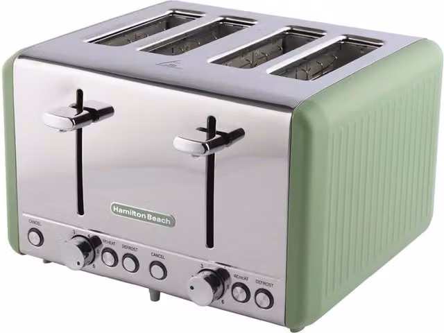 Hamilton Beach Harmony 4 Slice Toaster in Matcha Green – 1