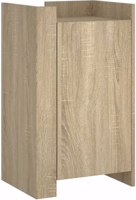 Berkfield Home Sonoma Oak Sideboard in Beige, W/D/H: 45 x 35 x 75 cm – 1