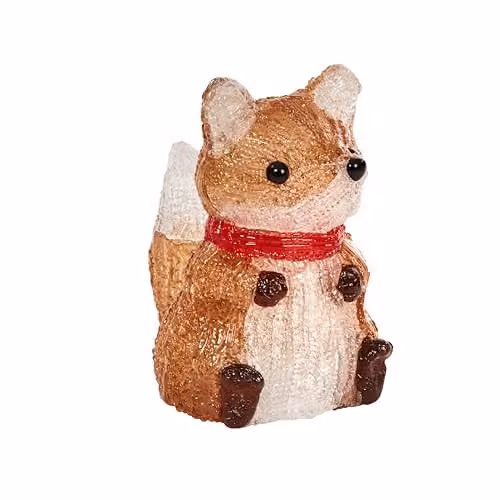 Smart Garden InLit Ice DecoFox Christmas Decoration, Multicolour LED Battery Operated Tabletop Ornament, Height: 15 cm – 2