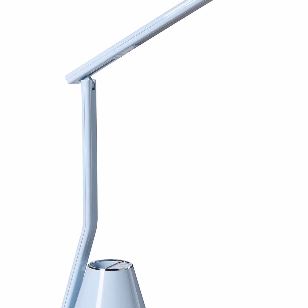 Wyld and Coco LED Desk Lamp with Pen Holder, Blue, Dimmable and Adjustable CCT – 2
