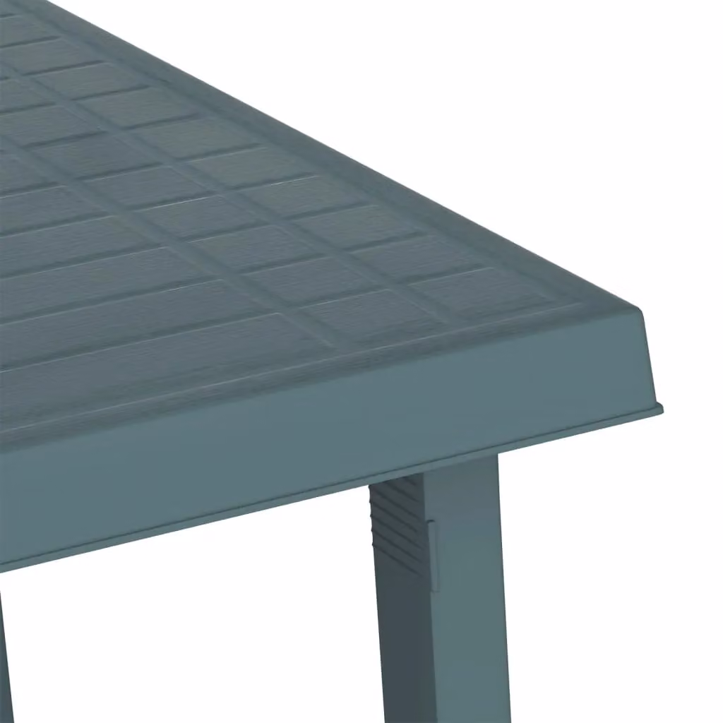 Berkfield Home Green Camping Table with Wooden Look Finish, W/D/H: 79 x 56 x 64 cm – 3