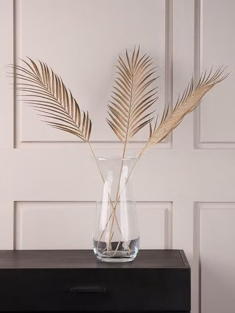 Scottish Everlastings Ltd Pack of 3 Natural Palm Leaf Stems