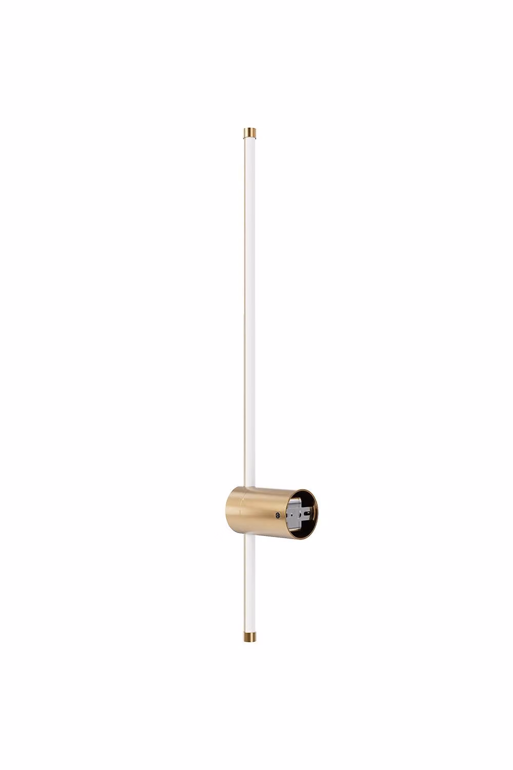 Garden Sanctuary Modern Gold LED Straight Wall Light with 360 Degree Rotation – 3