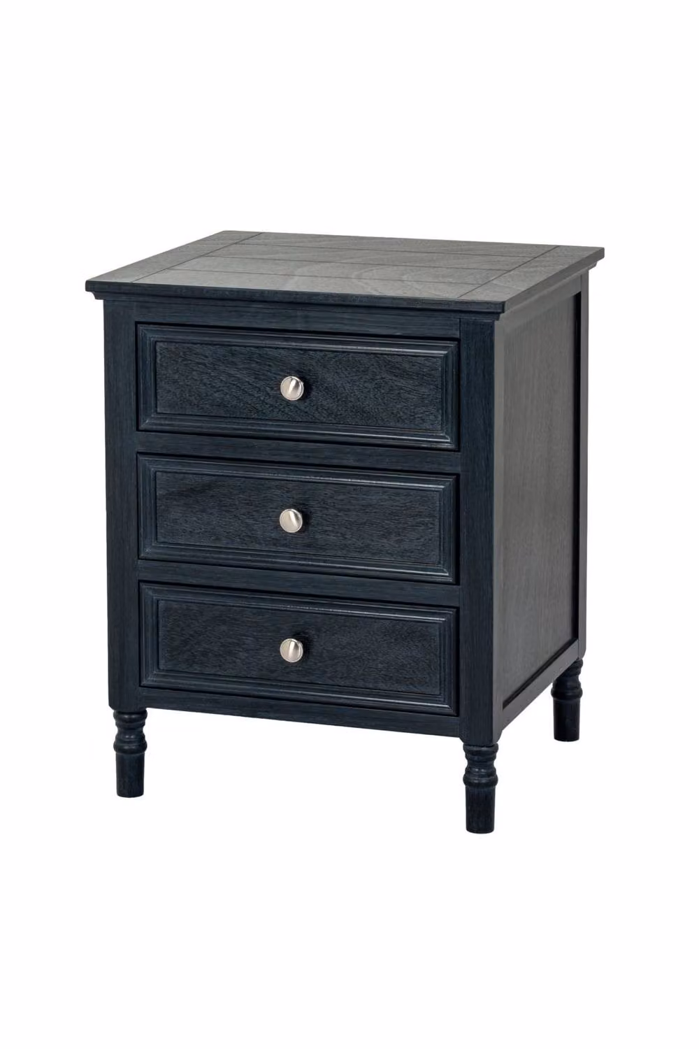 KDMD Contour Collection 3 Drawer Side Table in Anthracite Grey – 2