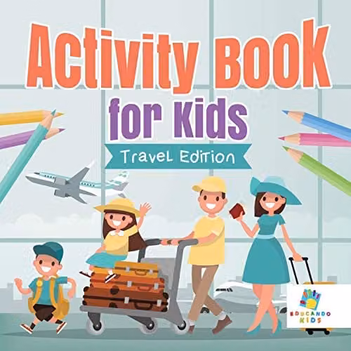 Educando Kids Multicolour Activity Book for Children Travel Edition