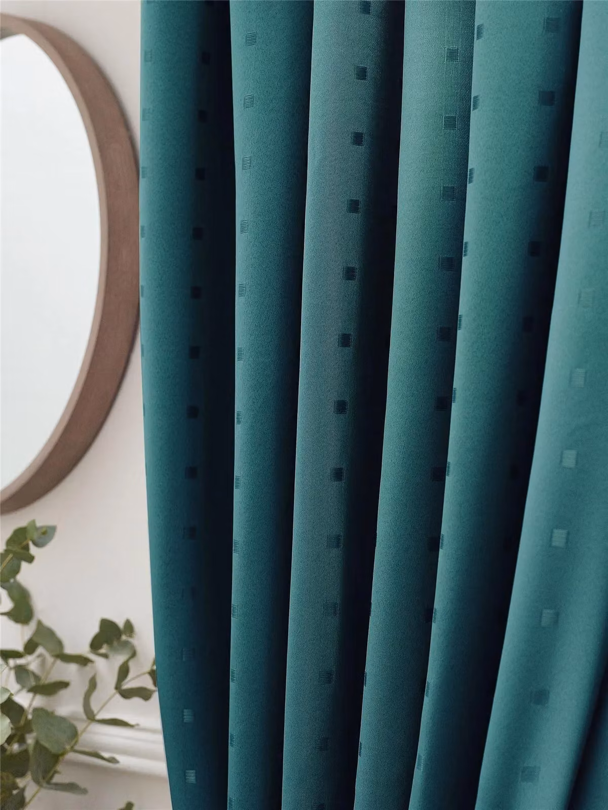 Luxury Living Petrol Blue Pencil Pleat Fabric Curtains, Width: 229 cm, Drop: 183 cm – 7