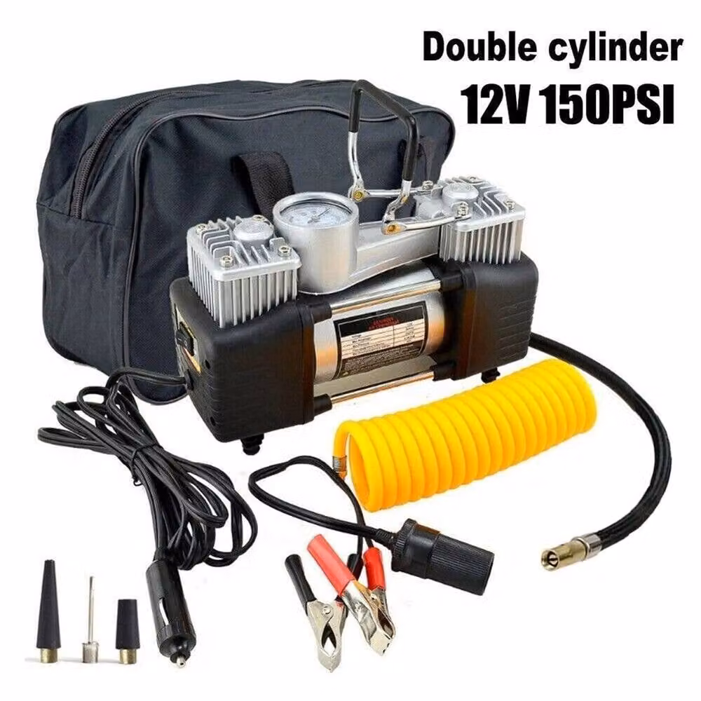 SPETLEK Heavy Duty 150psi 12v Hi Speed 4x4 SUV Bus Air Compressor in Black, W: 1000 mm, D: 400 mm – 3