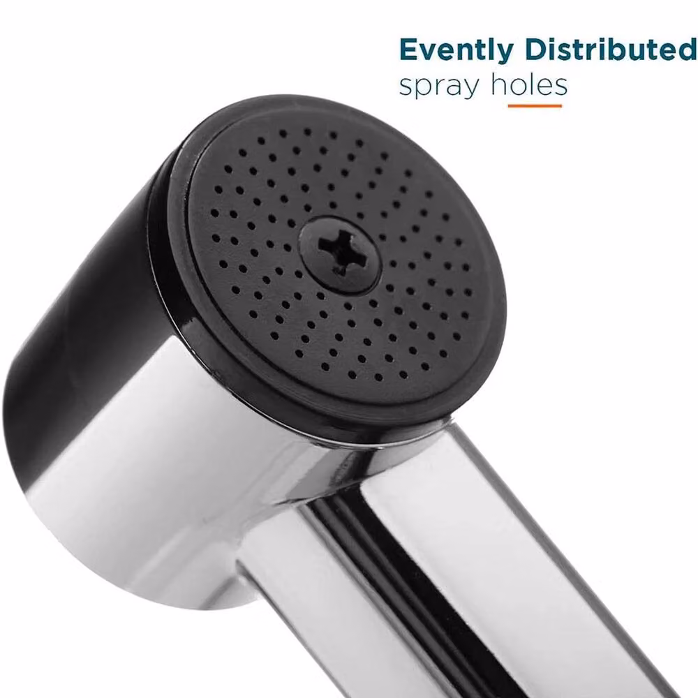 EONLION Luxury Handheld Bidet Toilet Jet Spray Shower Kit in Silver – 3