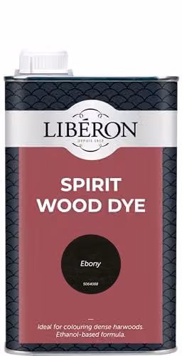 Liberon Spirit Wood Dye Ebony Black, 1 l