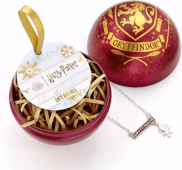 Harry Potter Gryffindor Christmas Bauble in Red and Gold