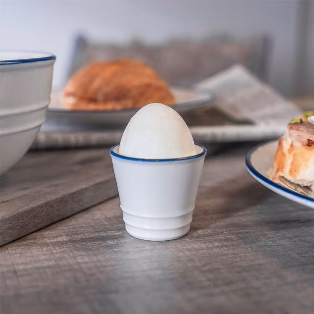 Nicola Spring White Porcelain Egg Cups, Set of 2