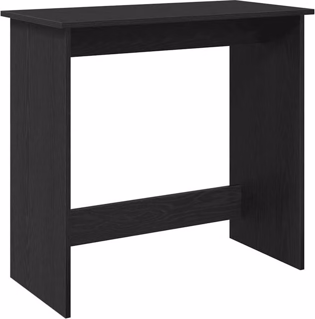 Berkfield Modern Black Writing Desk in Engineered Wood W/D/H: 80 x 40 x 75 cm – 1