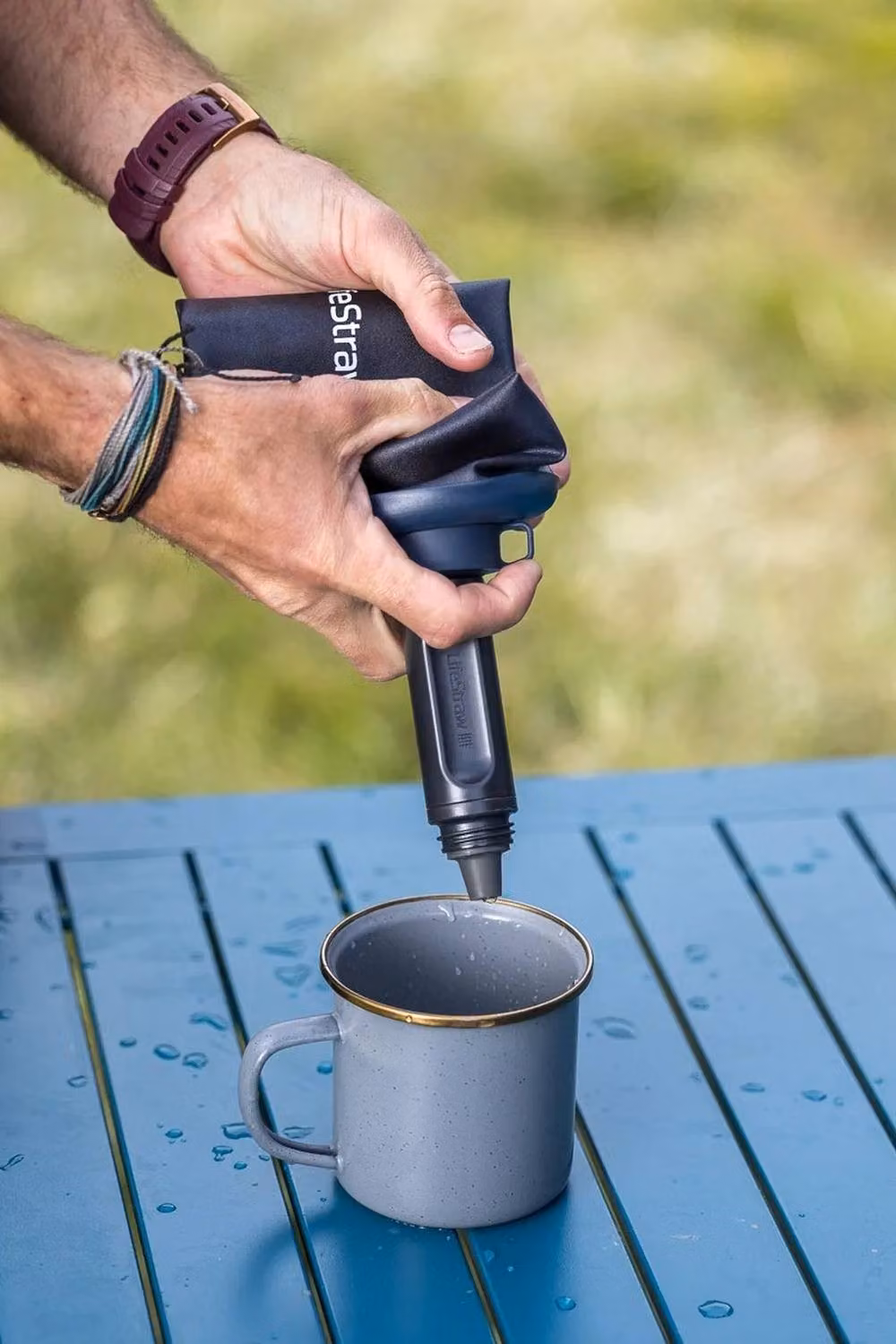 Lifestraw Peak Series Squeeze Bottle Water Filter, 1 l, Dark Blue – 4