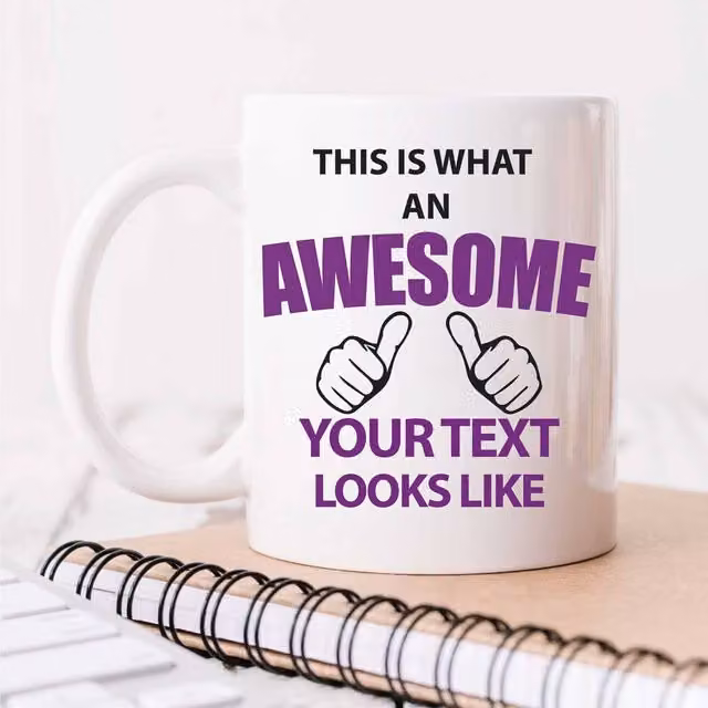 60 Second Makeover Personalised White Ceramic Mug