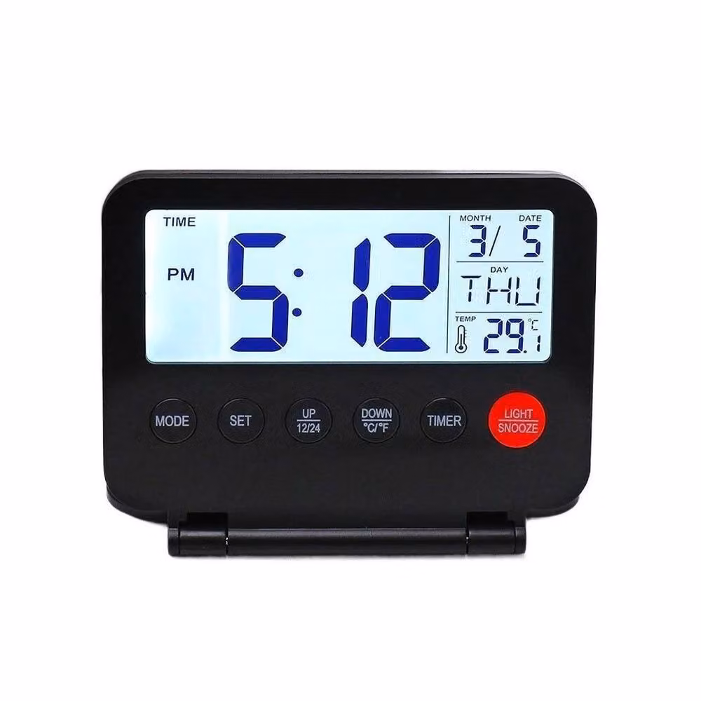 SPETLEK Digital Travel Alarm Clock, Black – 2
