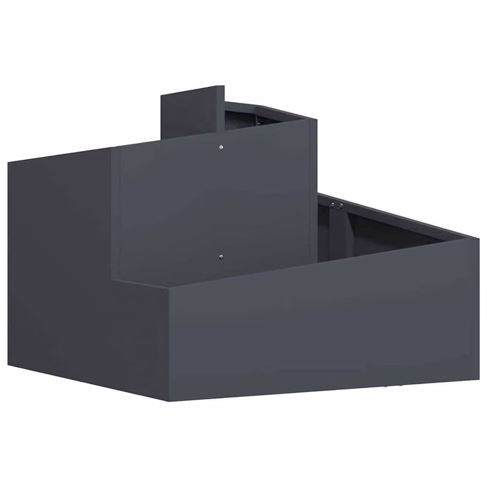 Berkfield Home Anthracite Plastic Planter Tub – 3