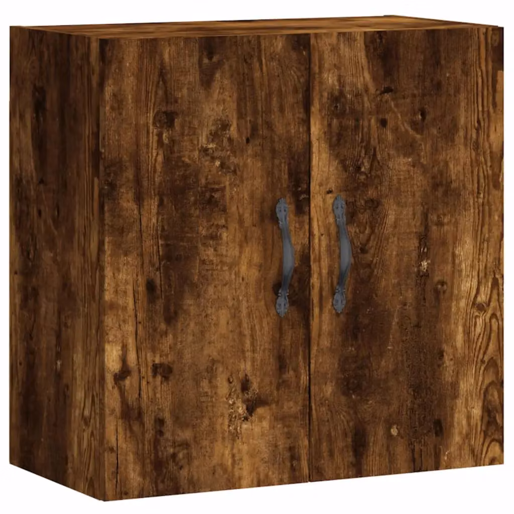 Berkfield Home Wall Mounted Smoked Oak Cabinet in Brown, W: 60 cm, D: 31 cm, H: 60 cm – 2