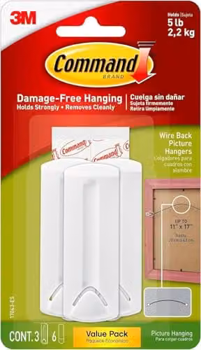 3M Command Wire-Backed Picture Hanger Value Pack in White