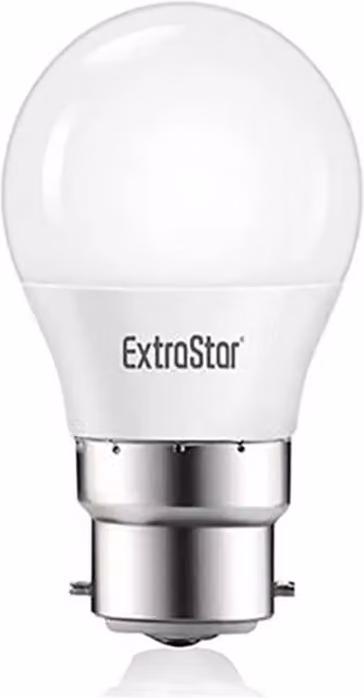 Livingandhome 2 Pack 5W LED Ball Globe Bulbs B22 Cool White 6500K in White